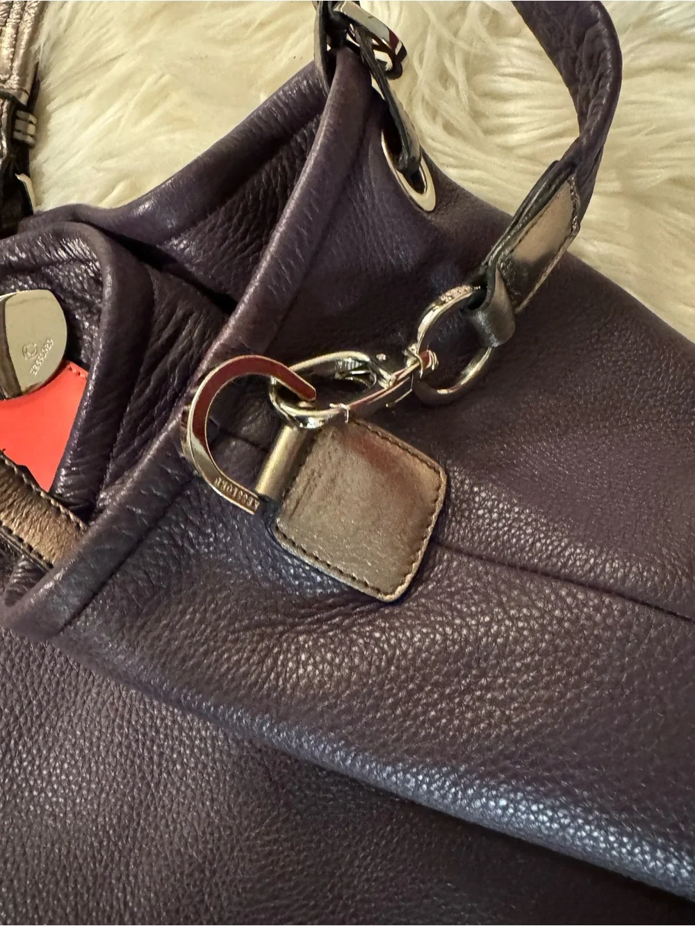 Leather Slouchy Hobo Bag-Kesslord Paris